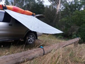 tarp tie in Sunshine Coast